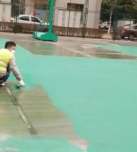 商洛球场地面翻新