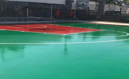 商洛篮球场翻新地面